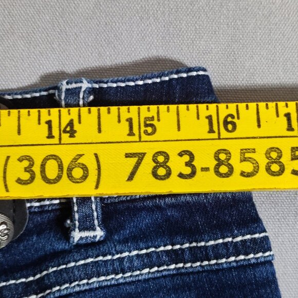 Vanity Premium Collection Capri Jeans women's size 28 (W32) ink blue colour - Picture 8 of 13